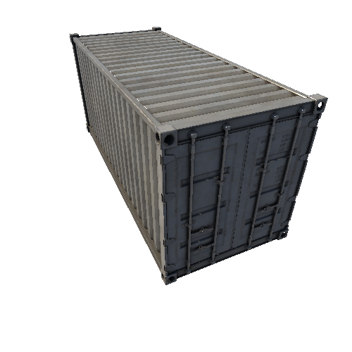 Cargo Container White